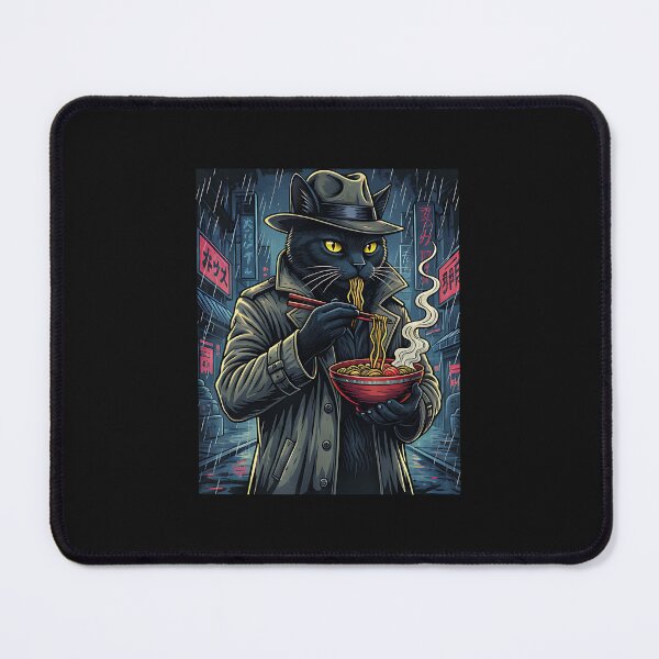 Item preview, Cat Detective – Late Night Ramen designed and sold by yaginoie.