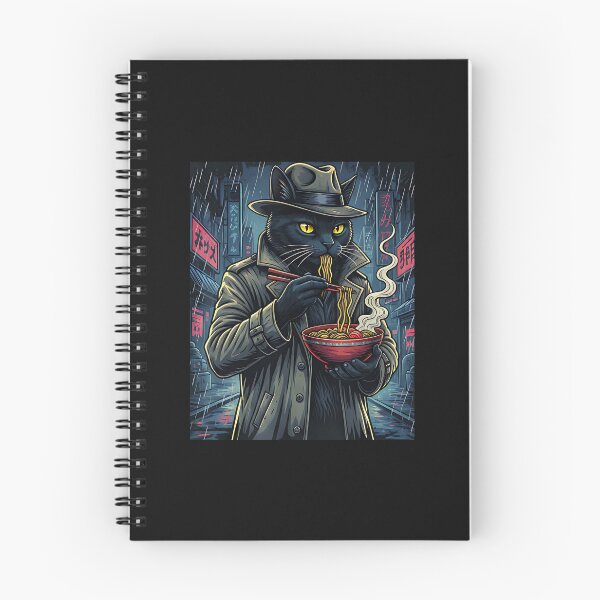 Item preview, Cat Detective – Late Night Ramen designed and sold by yaginoie.