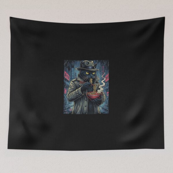 Item preview, Cat Detective – Late Night Ramen designed and sold by yaginoie.