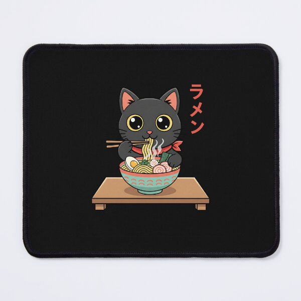 Item preview, Cat Japanese Great Wave Ramen designed and sold by yaginoie.