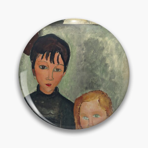 Item preview, Les Deux Filles by Amedeo Modigliani: Intimate École de Paris Portrait Poster designed and sold by artofuniverse.