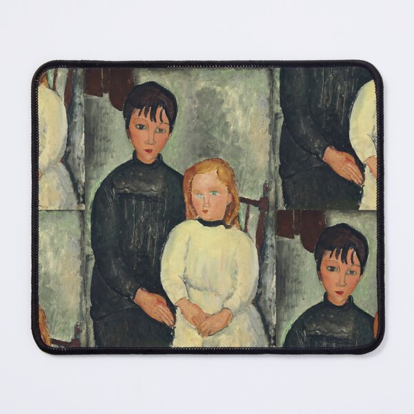 Item preview, Les Deux Filles by Amedeo Modigliani: Intimate École de Paris Portrait Poster designed and sold by artofuniverse.