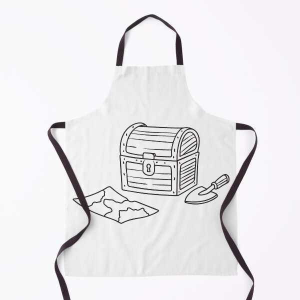 Item preview, A treasure chest beside a snapped shovel with a map resting nearby designed and sold by rasagamastore.