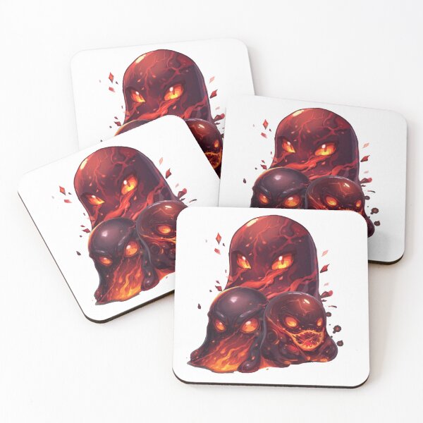 Item preview, Fantasy RPG Fire Devourer Slime – Rare Elemental Cute Monster | Monzora World designed and sold by Monzora.