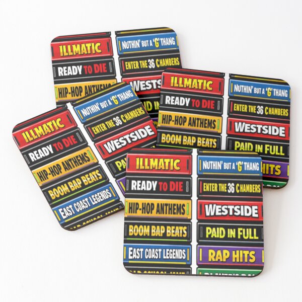 Item preview, Classic Golden Era Hip Hop Cassette Tapes Stack Vintage Graphic designed and sold by RockiGo45.