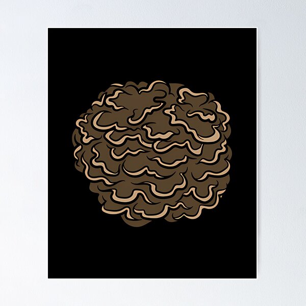 Item preview, Hen of the Woods Mushroom Illustration designed and sold by liyauqammarj.
