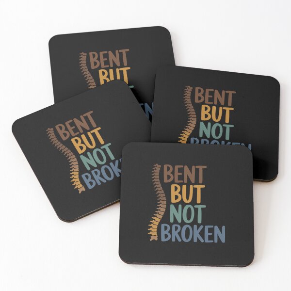 Item preview, Bent But Not Broken, Back Surgery, Scoliosis Awareness designed and sold by Catharsiscath.