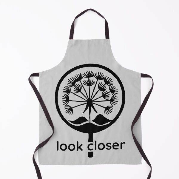 Item preview, Magnifying Dandelion Silhouette, Black on Light Grey designed and sold by nikoart001.