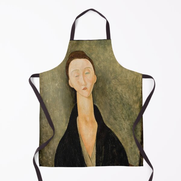 Item preview, Lunia Czechowska by Amedeo Modigliani: Modernist Portrait Fine Art Print designed and sold by artofuniverse.