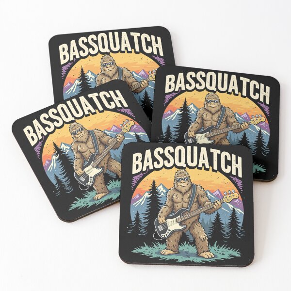 Item preview, Bassquatch Bass Guitar Bigfoot | Musician Sasquatch | Rock Bass Player designed and sold by Ink & Vibes.