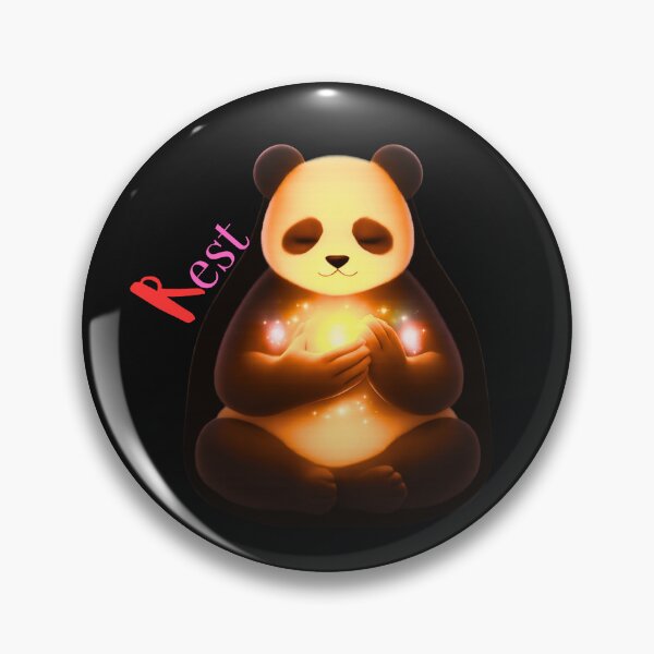 Item preview, Gentle Healing – Calm Panda Emotional Comfort Illustration designed and sold by AdicretorDesign.