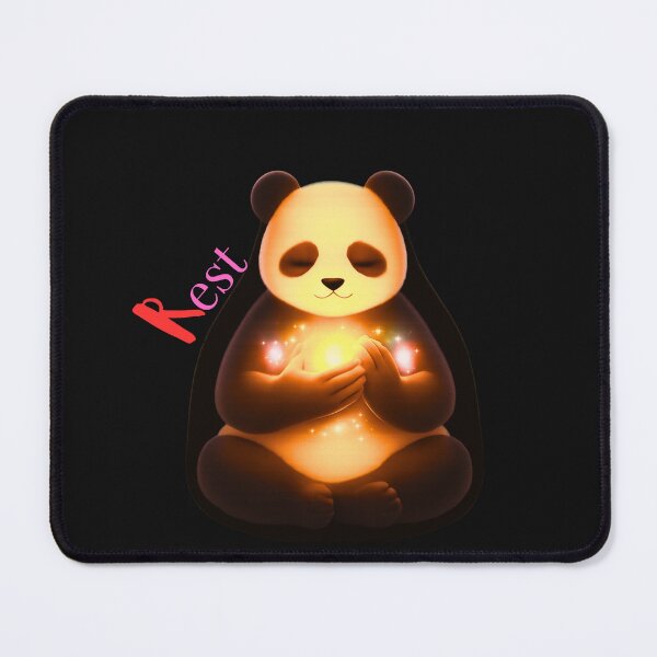Item preview, Gentle Healing – Calm Panda Emotional Comfort Illustration designed and sold by AdicretorDesign.