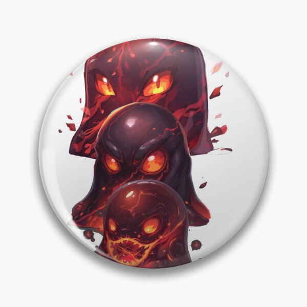 Item preview, Fantasy RPG Fire Devourer Slime – Rare Elemental Cute Monster | Monzora World designed and sold by Monzora.