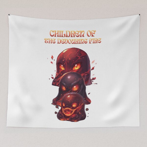 Item preview, Fantasy RPG Fire Devourer Slime – Rare Elemental Cute Monster | Monzora World designed and sold by Monzora.