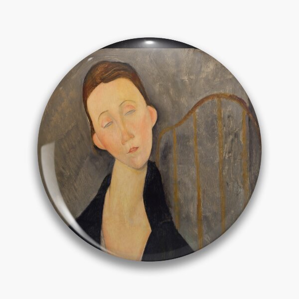 Item preview, Lunia Czechowska by Amedeo Modigliani: Elegant École de Paris Portrait Poster designed and sold by artofuniverse.