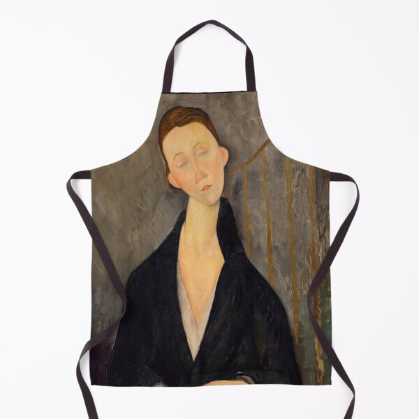 Item preview, Lunia Czechowska by Amedeo Modigliani: Elegant École de Paris Portrait Poster designed and sold by artofuniverse.