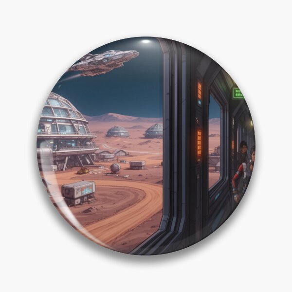 Item preview, Cyberpunk Moon Base designed and sold by aykiradesigns.