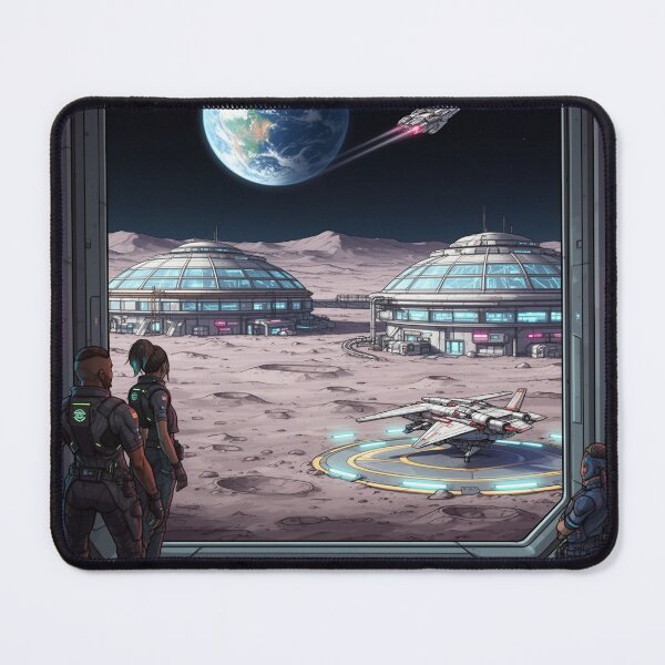 Item preview, Cyberpunk moon base domes designed and sold by aykiradesigns.