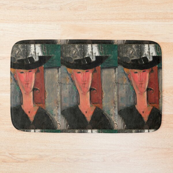 Item preview, Madam Pompadour by Amedeo Modigliani: Modernist Portrait Fine Art Print designed and sold by artofuniverse.