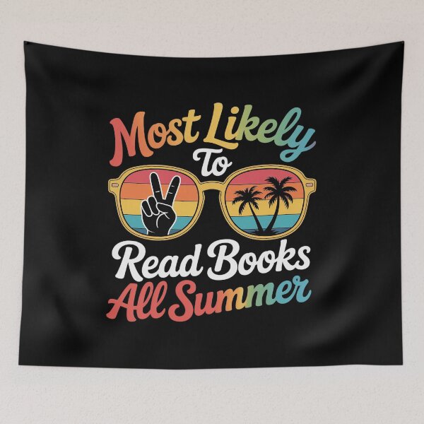 Item preview, Most Likely To Read Books All Summer Break Teacher End Year  designed and sold by VerseFarm.