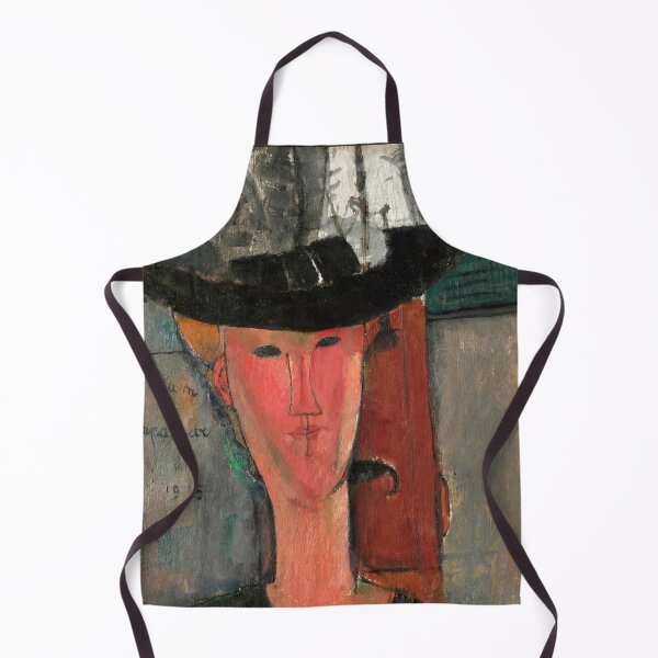 Item preview, Madam Pompadour by Amedeo Modigliani: Modernist Portrait Fine Art Print designed and sold by artofuniverse.