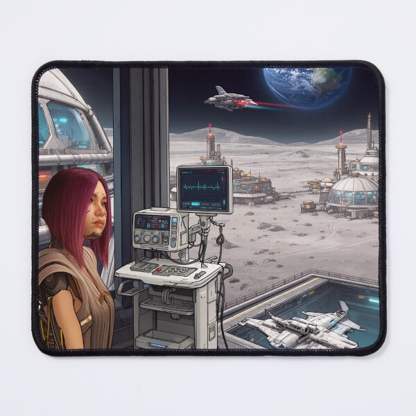 Item preview, Cyberpunk Moon Base, lost in thought designed and sold by aykiradesigns.