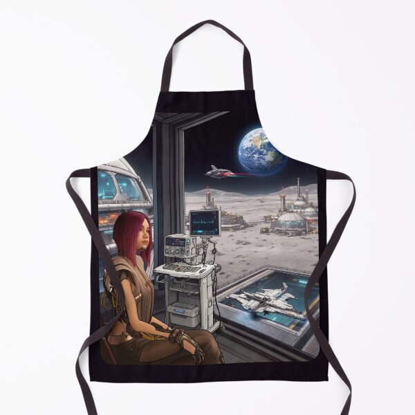 Item preview, Cyberpunk Moon Base, lost in thought designed and sold by aykiradesigns.