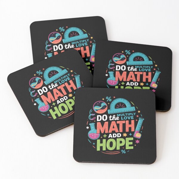 Item preview, Positive Quote Inspiring Slogan Love Hope Fear Do The Math designed and sold by RsFilsingerArt.