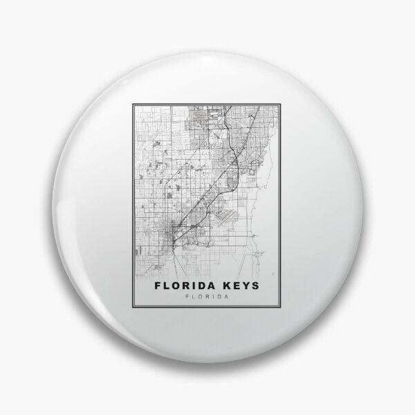 Item preview, Florida Keys Map designed and sold by Tamas Das.