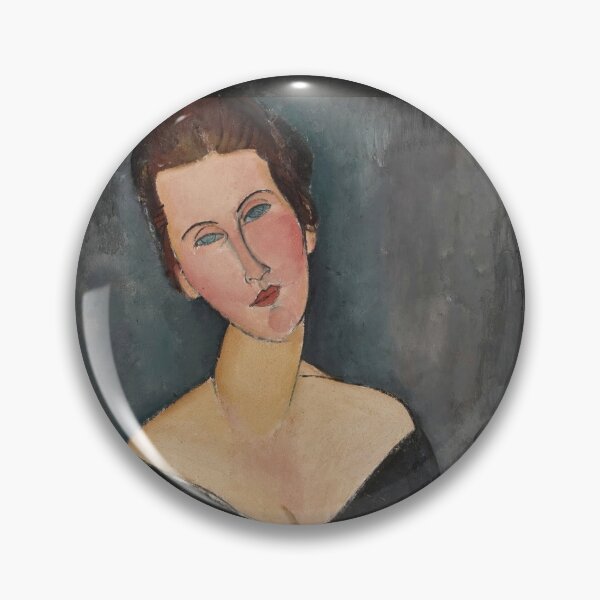 Item preview, Madame G Van Muyden by Amedeo Modigliani: Elegant École de Paris Portrait designed and sold by artofuniverse.