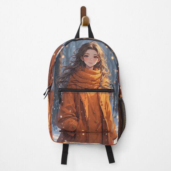 Item preview, Happy anime girl on New Year's Day designed and sold by ArtsJulian.
