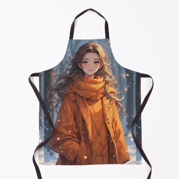 Item preview, Happy anime girl on New Year's Day designed and sold by ArtsJulian.
