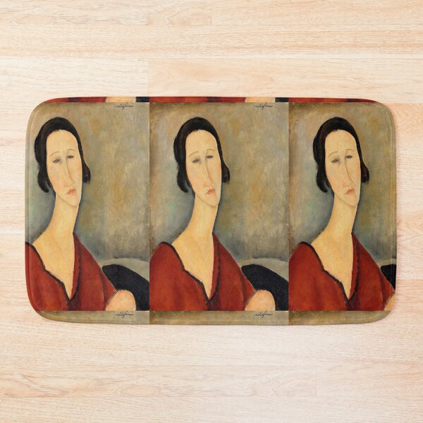 Item preview, Madame Hanka Zborowska by Amedeo Modigliani: Modernist Portrait Art Print designed and sold by artofuniverse.