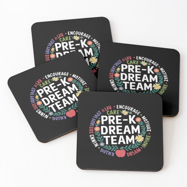 Item preview, Pre-K Dream Team Back To School Teacher Care Love Floral designed and sold by RsFilsingerArt.