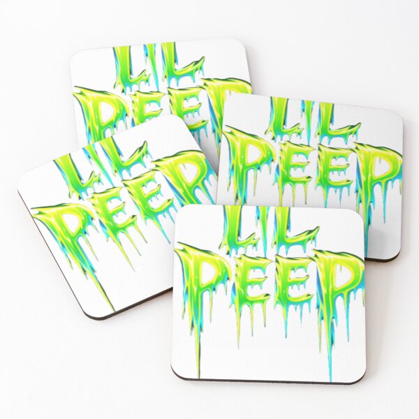 Item preview, Lil Peep Melting Neon Typography Emo Rap Aesthetic Design designed and sold by RockiGo45.