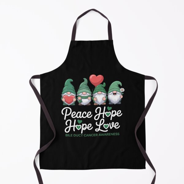 Item preview, Bile Duct Cancer Awareness Cute Gnomes Peace Hope Love designed and sold by Catharsiscath.