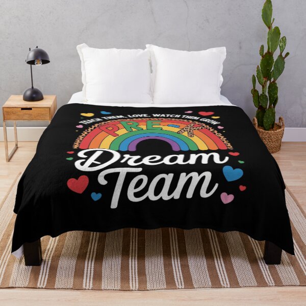 Item preview, PreK Dream Team Leopard Rainbow Teacher Squad Back To School designed and sold by RsFilsingerArt.