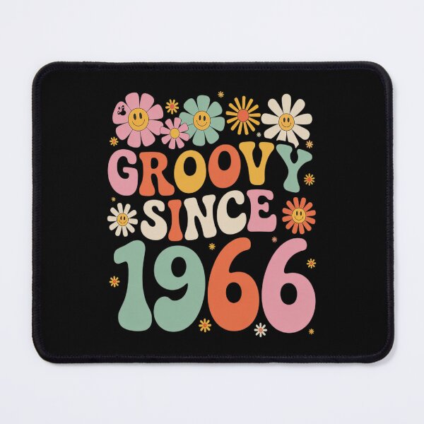 Item preview, mb Groovy Since 1966 Retro Hippie Flower 56th Birthday designed and sold by Shannon Bosley.