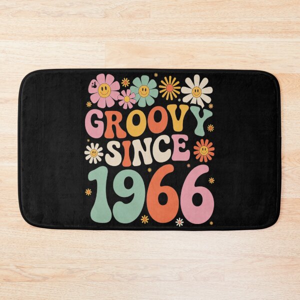Item preview, mb Groovy Since 1966 Retro Hippie Flower 56th Birthday designed and sold by Shannon Bosley.