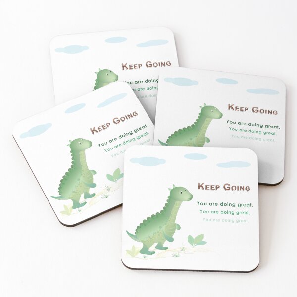 Item preview, Green Dinosaur Motivation designed and sold by Srisaranya.