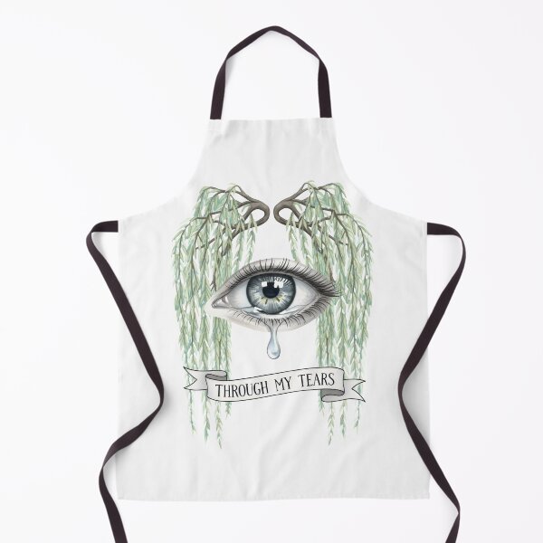 Item preview, Weeping Willow Eye Art – Through My Tears, Gothic Botanical Watercolor Emotional Expression designed and sold by Luminari Creations.