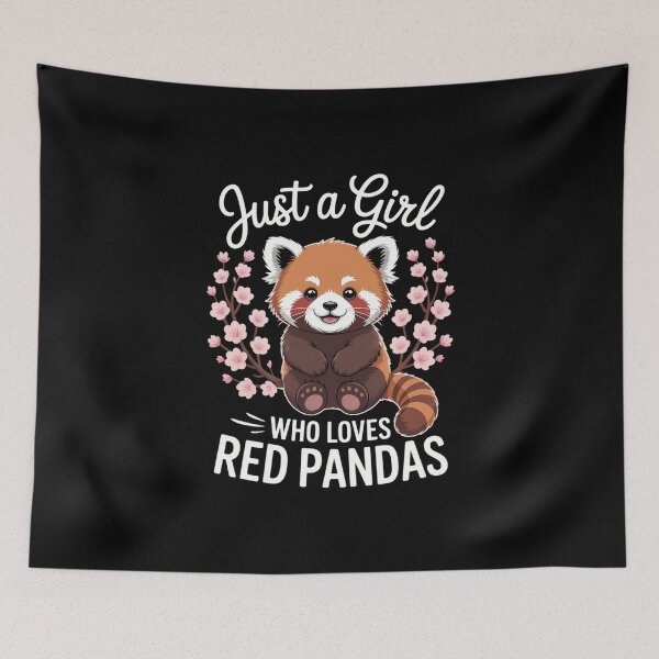 Item preview, Just A Girl Who Loves Red Pandas designed and sold by FaithAbbott.