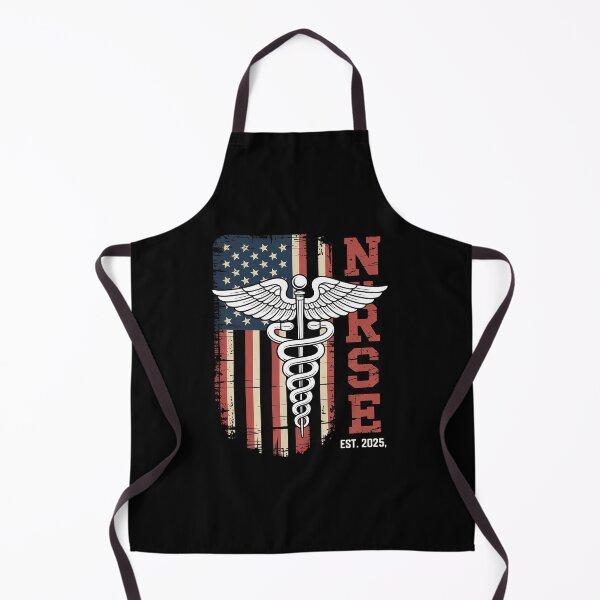 Item preview, Nurse Est 2025 - Patriotic Nursing School RN USA Flag designed and sold by VerseFarm.