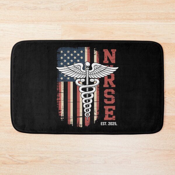 Item preview, Nurse Est 2025 - Patriotic Nursing School RN USA Flag  designed and sold by VerseFarm.