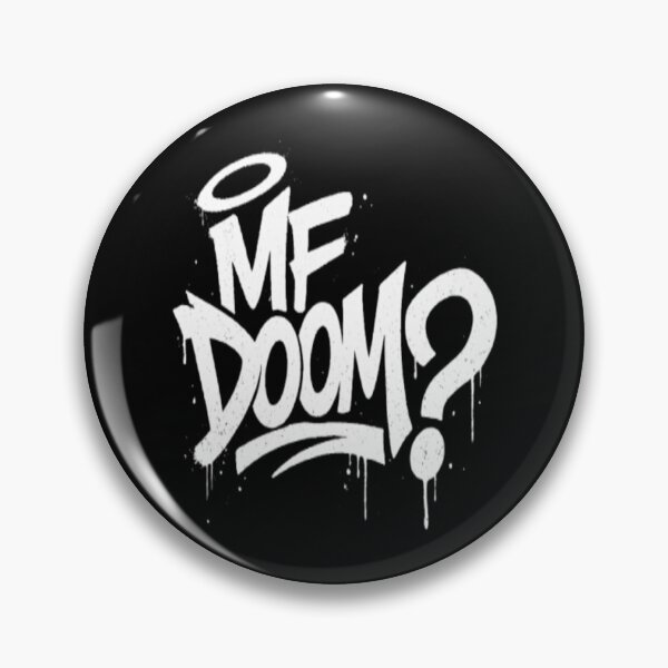 Item preview, MF DOOM Graffiti Tag Street Art Hip Hop Tribute designed and sold by RockiGo45.