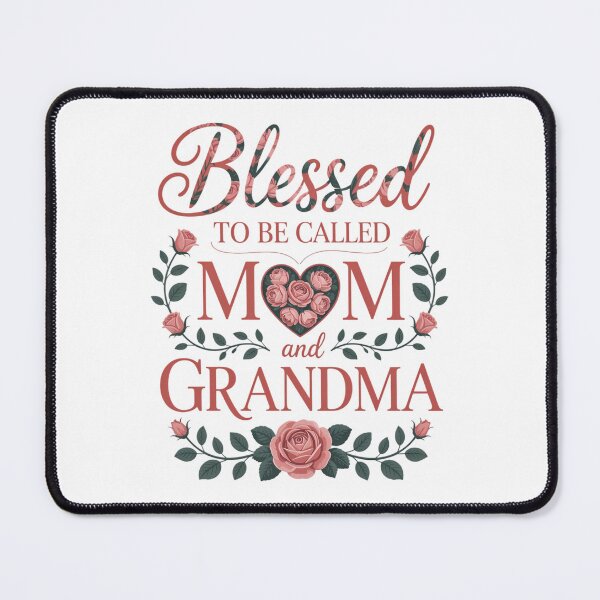 Item preview, Blessed to Be Called Mom and Grandma Floral Mothers Day designed and sold by Morphologiona.