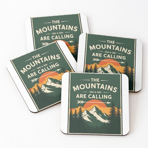 Item preview, The Mountains Are Calling - Vintage National Park Style Poster Art designed and sold by Latikshop.