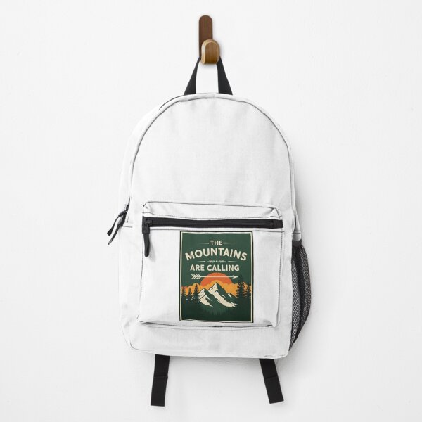 Item preview, The Mountains Are Calling - Vintage National Park Style Poster Art designed and sold by Latikshop.
