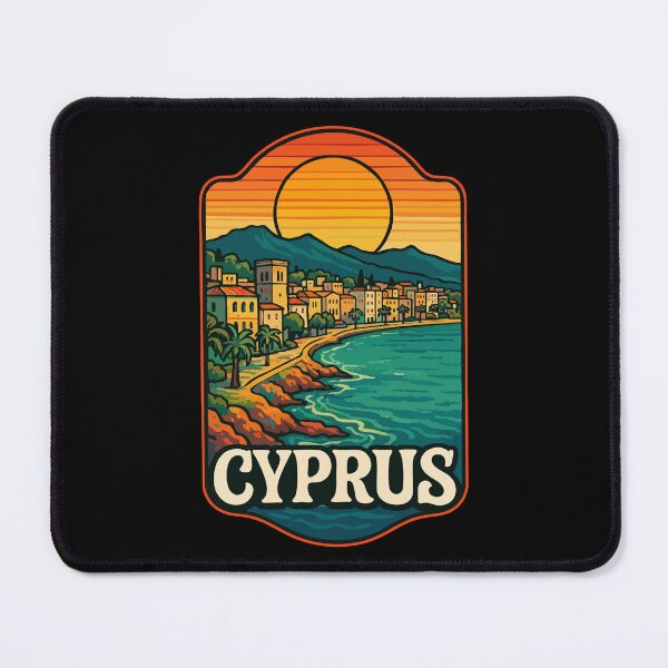 Item preview, Cyprus Country Island Travel designed and sold by TomFrontierArt.