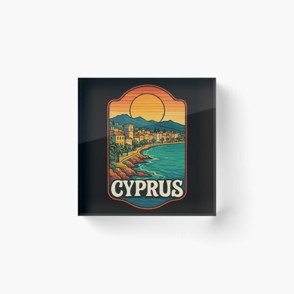 Item preview, Cyprus Country Island Travel designed and sold by TomFrontierArt.